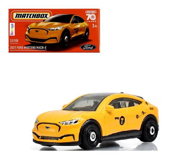 Models - Matchbox Diecast Model Car Power Grab 2023 22/100 Ford Mustang